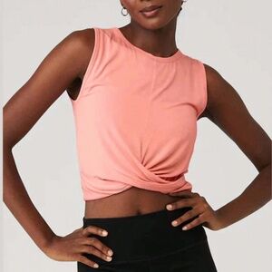 Alo Cover Tank in Strawberry Lemonade